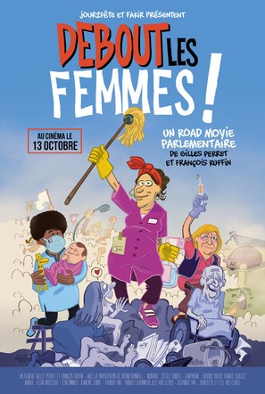 Debout les femmes - French Movie Poster (thumbnail)