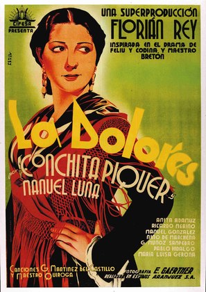 La Dolores - Spanish Movie Poster (thumbnail)