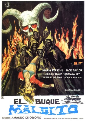 El buque maldito - Spanish Movie Poster (thumbnail)