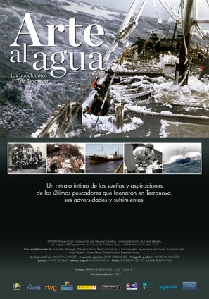 Arte al Agua - los bacaladeros de Terranova - Spanish Movie Poster (thumbnail)
