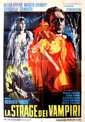 La strage dei vampiri - Italian Movie Poster (thumbnail)