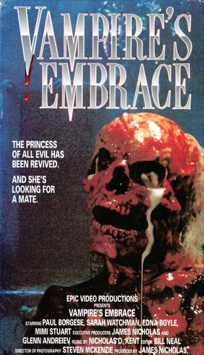 Vampire&#039;s Embrace - French VHS movie cover (thumbnail)