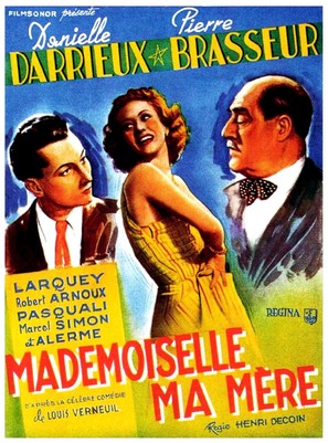 Mademoiselle ma m&egrave;re - Belgian Movie Poster (thumbnail)