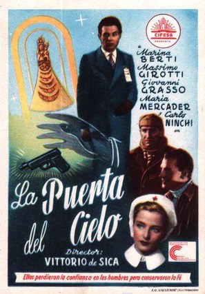 La porta del cielo - Spanish Movie Poster (thumbnail)