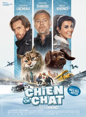 Chien et chat - French Movie Poster (thumbnail)