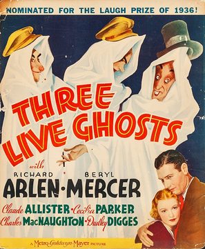 Three Live Ghosts - Movie Poster (thumbnail)
