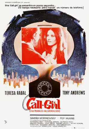 Call Girl (La vida privada de una se&ntilde;orita bien) - Spanish Movie Poster (thumbnail)