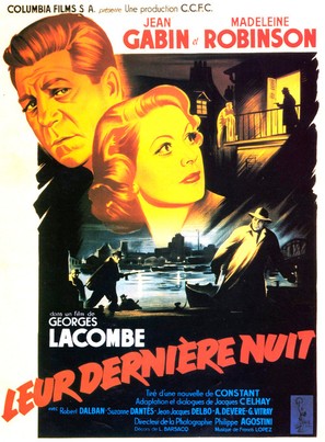 Leur derni&egrave;re nuit - French Movie Poster (thumbnail)