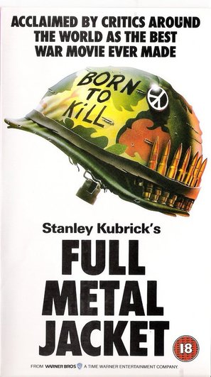 Full Metal Jacket - British VHS movie cover (thumbnail)