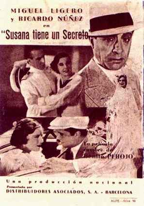 Susana tiene un secreto - Spanish Movie Poster (thumbnail)