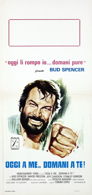 Today We Kill Tomorrow We Die - Italian Movie Poster (thumbnail)