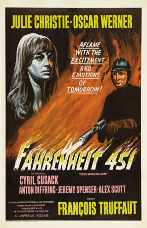 Fahrenheit 451 - Movie Poster (thumbnail)