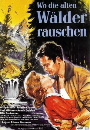 Wo die alten W&auml;lder rauschen - German Movie Poster (thumbnail)