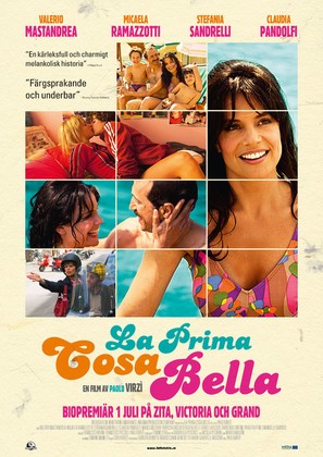 La prima cosa bella - Swedish Movie Poster (thumbnail)
