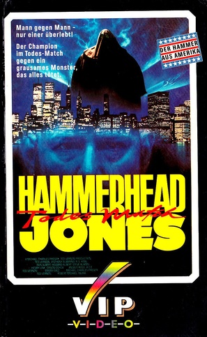 Hammerhead Jones - German VHS movie cover (thumbnail)