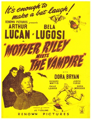 Old Mother Riley Meets the Vampire - British Movie Poster (thumbnail)