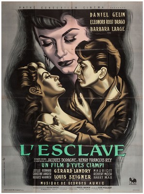 L&#039;esclave - French Movie Poster (thumbnail)