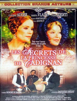 Les secrets de la princesse de Cadignan - French DVD movie cover (thumbnail)