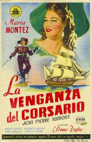 Vendetta del corsaro, La - Spanish Movie Poster (thumbnail)