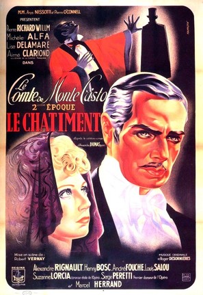 Le comte de Monte Cristo, 2&egrave;re &eacute;poque: Le ch&acirc;timent - French Movie Poster (thumbnail)