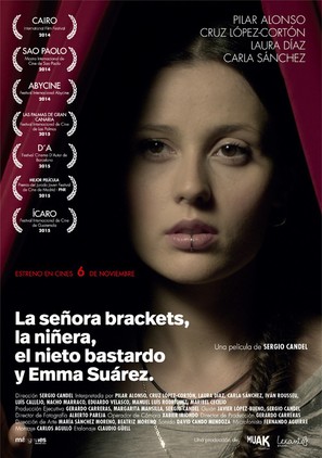 La se&ntilde;ora Brackets, la ni&ntilde;era, el nieto bastardo y Emma Su&aacute;rez - Spanish Movie Poster (thumbnail)