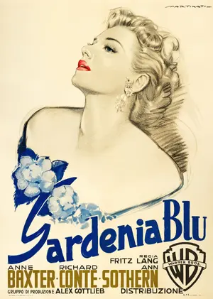 The Blue Gardenia Poster