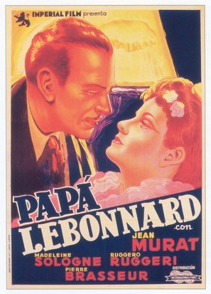 Le p&egrave;re Lebonnard - Spanish Movie Poster (thumbnail)