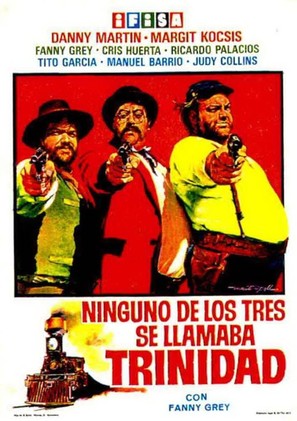 Ninguno de los tres se llamaba Trinidad - Spanish Movie Poster (thumbnail)