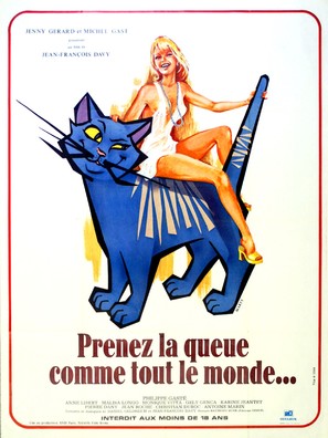 Prenez la queue comme tout le monde - French Movie Poster (thumbnail)
