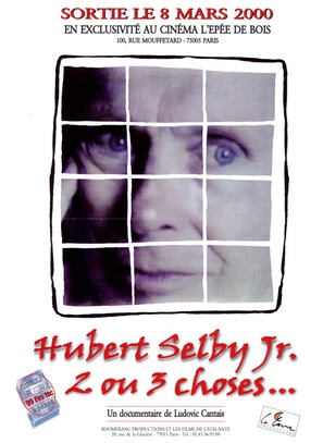 Hubert Selby Jr., 2 ou 3 choses... - French poster (thumbnail)