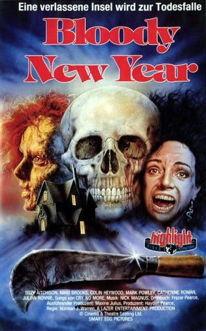 Bloody New Year - German VHS movie cover (thumbnail)