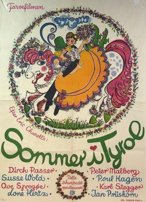 Sommer i Tyrol - Danish Movie Poster (thumbnail)