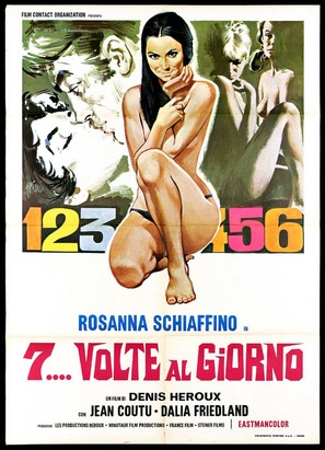 7 fois... par jour - Italian Movie Poster (thumbnail)