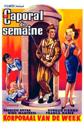 Caporale di giornata - Belgian Movie Poster (thumbnail)