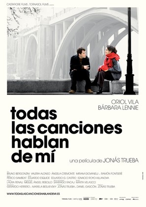 Todas las canciones hablan de m&iacute; - Spanish Movie Poster (thumbnail)