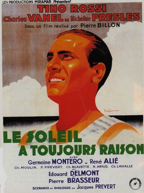 Le soleil a toujours raison - French Movie Poster (thumbnail)