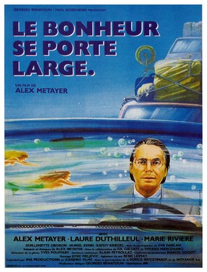 Le bonheur se porte large - French Movie Poster (thumbnail)