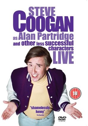 Steve Coogan Live: As Alan Partridge and Other Less Successful Characters - British DVD movie cover (thumbnail)