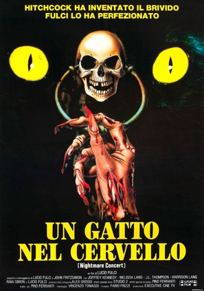 Un gatto nel cervello - Italian Movie Poster (thumbnail)