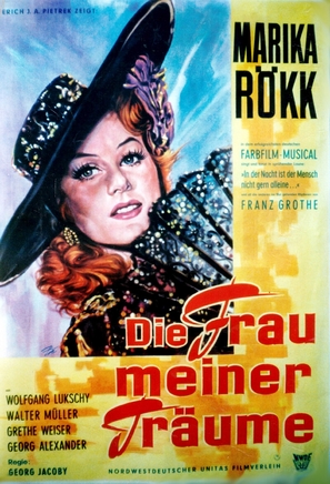 Die Frau meiner Tr&auml;ume - German Movie Poster (thumbnail)