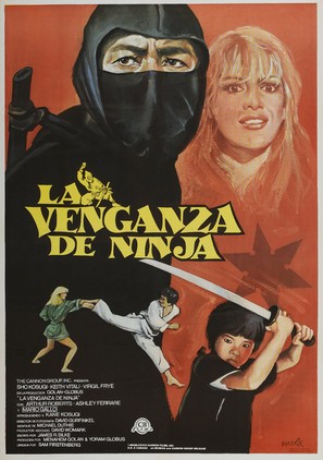 Revenge Of The Ninja - Spanish Movie Poster (thumbnail)