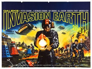 Daleks&#039; Invasion Earth: 2150 A.D. - British Movie Poster (thumbnail)