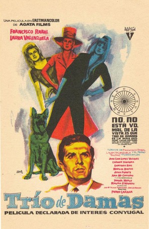 Tr&iacute;o de damas - Spanish Movie Poster (thumbnail)