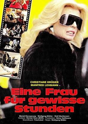 Eine Frau f&uuml;r gewisse Stunden - German Movie Poster (thumbnail)
