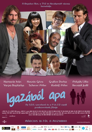 Igaz&aacute;b&oacute;l apa - Hungarian Movie Poster (thumbnail)