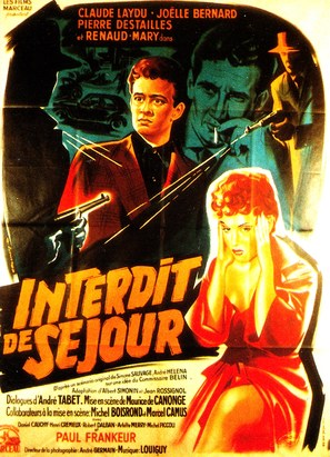Interdit de s&eacute;jour - French Movie Poster (thumbnail)