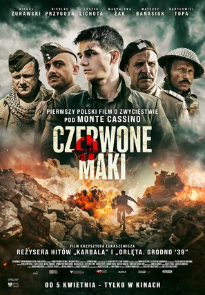 Czerwone maki - Polish Movie Poster (thumbnail)