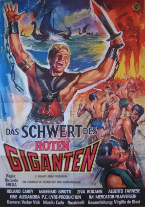I giganti della Tessaglia - German Movie Poster (thumbnail)