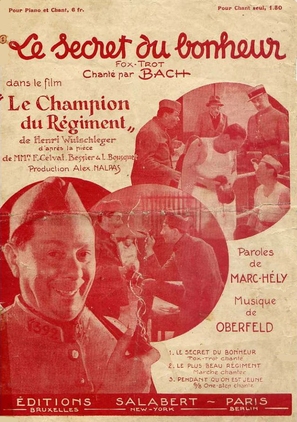 Le champion du r&eacute;giment - French Movie Poster (thumbnail)