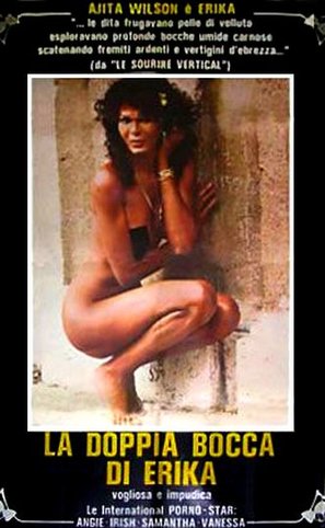 La doppia bocca di Erika - Italian VHS movie cover (thumbnail)